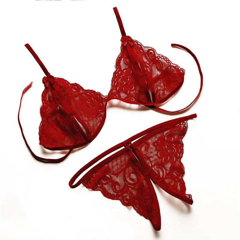 Sexy Lingerie Lace Bra And Thong Suit Cute Exotic Underwear Set Sexy Lingerie