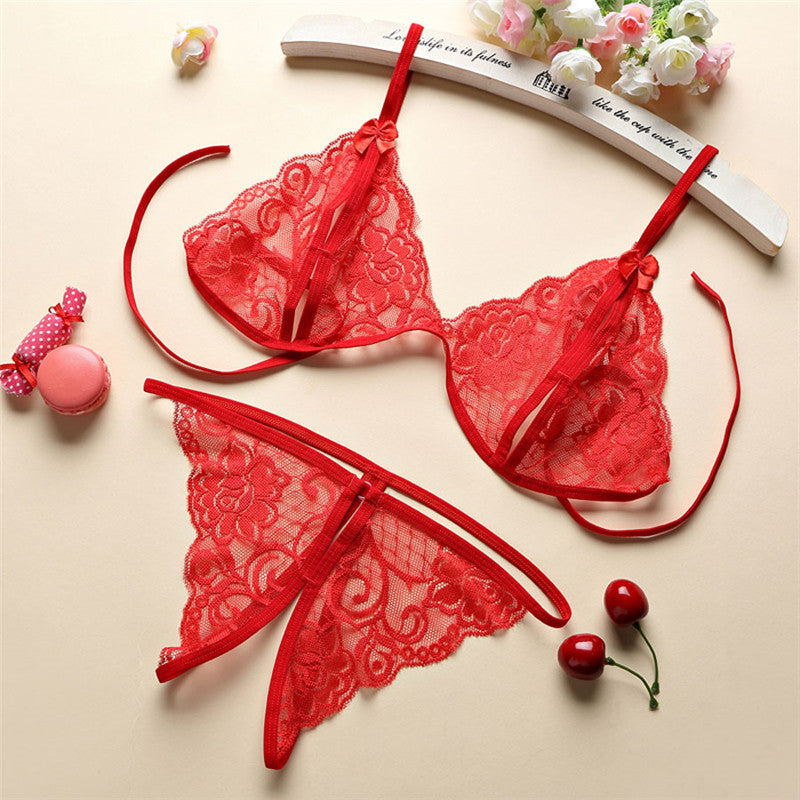 Sexy Lingerie Lace Bra And Thong Suit Cute Exotic Underwear Set Sexy Lingerie