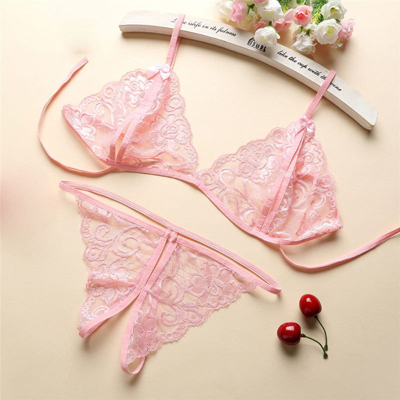 Sexy Lingerie Lace Bra And Thong Suit Cute Exotic Underwear Set Sexy Lingerie