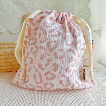 Cotton Cloth Drawstring Home Travel Buggy Bag